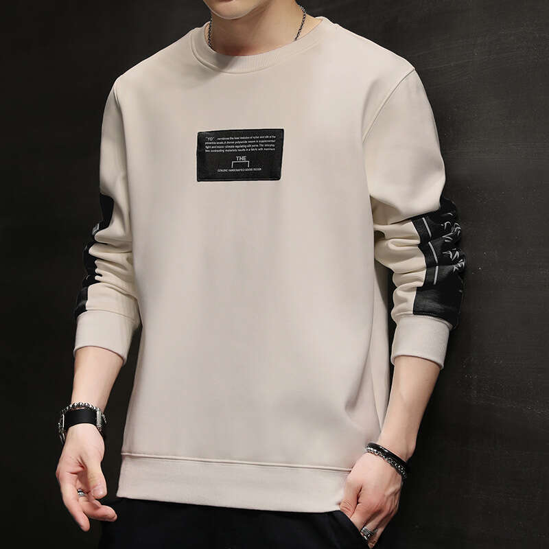 Sweatshirt 2024 Spring New Korean Style Trendy Pullover Round Neck Casual Base Loose Long Sleeved Jacket Top Men Polo Jacket Designer Clothes Women