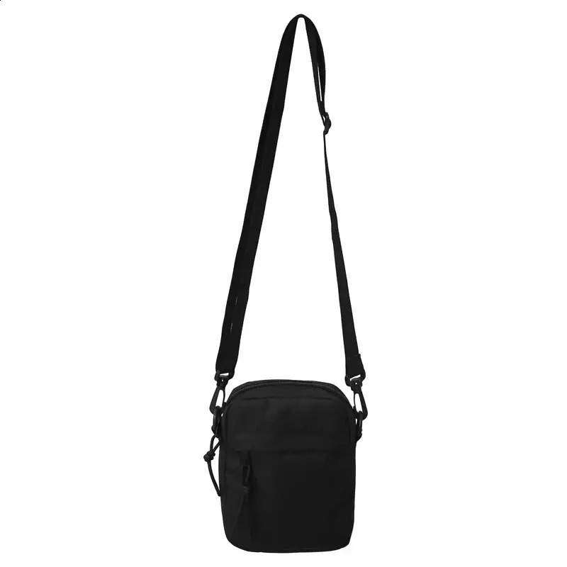 Sling Bags For Men Casual Canvas Small Zipper Crossbody Pouch Simple Shoulder Bag y240902