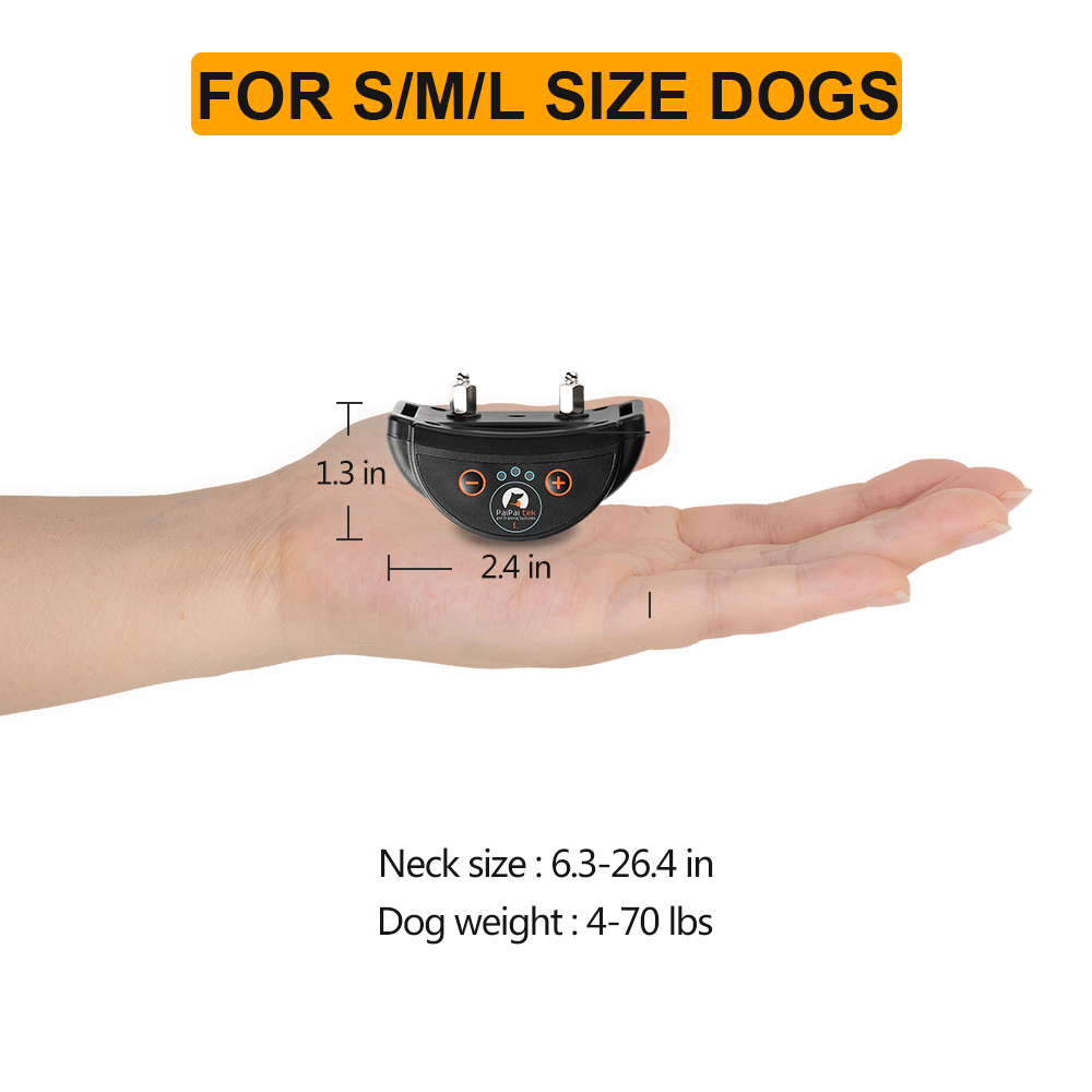 5 sensitivity Levels Adjustable Rechargeable No Barking Electronic Shock Collar