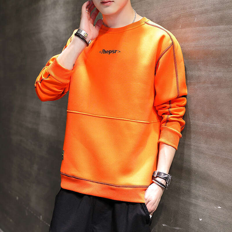 New Hoodie 2024 Spring Long Sleeved T-shirt Korean Version Ins Casual Pullover Base Top Men's Fashion Trend Y2k Hoodies for Men Jackets Hoodrich 