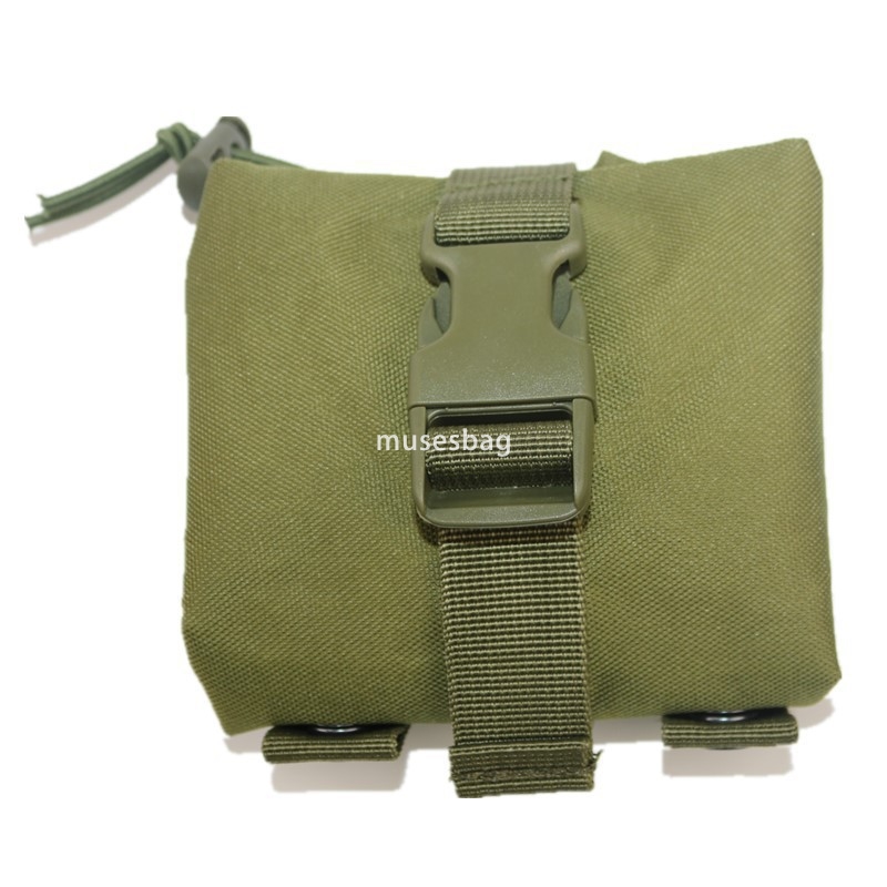 Tactical folding recycling bag Sundries bag Molle accessories hanging outside mountaineering sundries tactical storage bag
