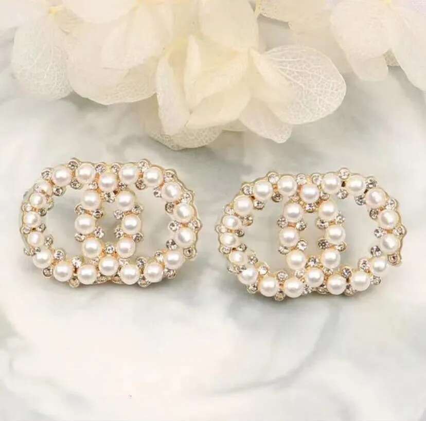 Top Quality Stud Fashion Stud Earrings Woman Designer Earring Multi Colors C Letter Jewelry Women Diamond Wedding Gifts Jew