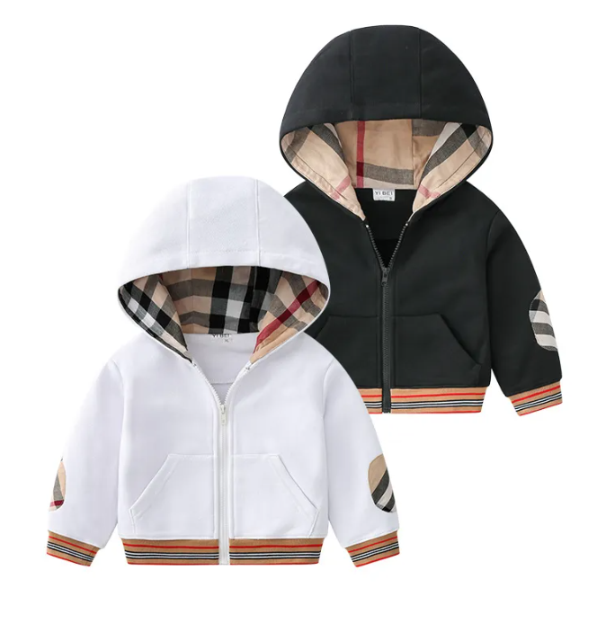 Baby Boys Jackets Hoodie Autumn Winter Kids Sweatshirt Kid Clothes Spring Coat Children Hooded Jacket Coat Girls Outerwear