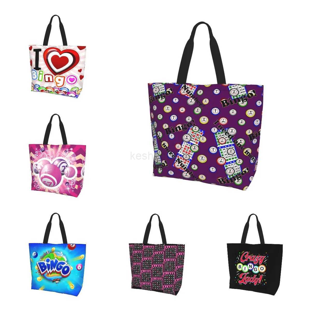 Womens Tote Shoulder Bag Bingo I Need One More Number Travel Handbag Storage Reusable Handle BagXJ240727
