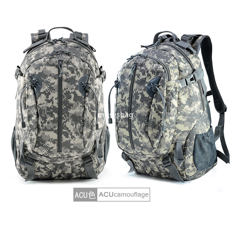 Cross-border military fan leisure travel backpack men's large capacity camouflage tactical hiking mountaineers backpack
