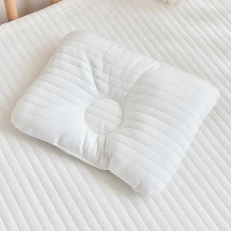 51BA Infant Pillow for borns Cotton Baby Crib Accessory Nursery Decorations 240723