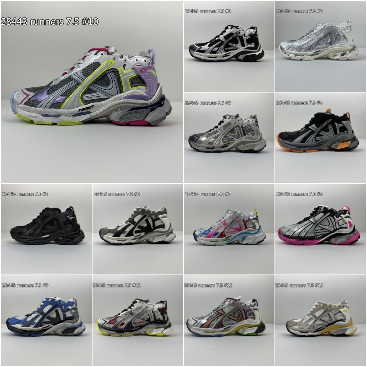 Sneakers Track Runner 7.0 7.5 3.0 Designer Platform All Black white Multicolor Pink Blue Grey Ancien Daddy men women trainers Tennis Shoes