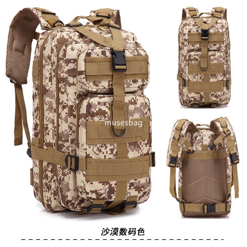 Men's 3P Army camouflage leisure travel backpack Hiking cross-country camping sports outdoor mountaineering bag tactical backpack