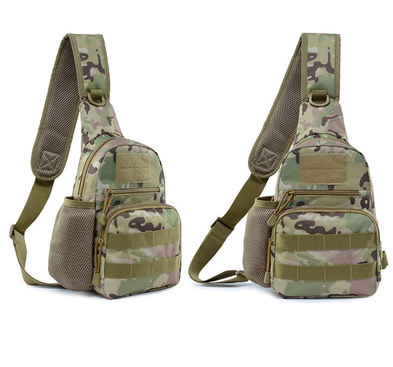 New Oxford Cycling crossspan shoulder bag Large capacity military camouflage sports outdoor tactical crossbody bag men's chest bag