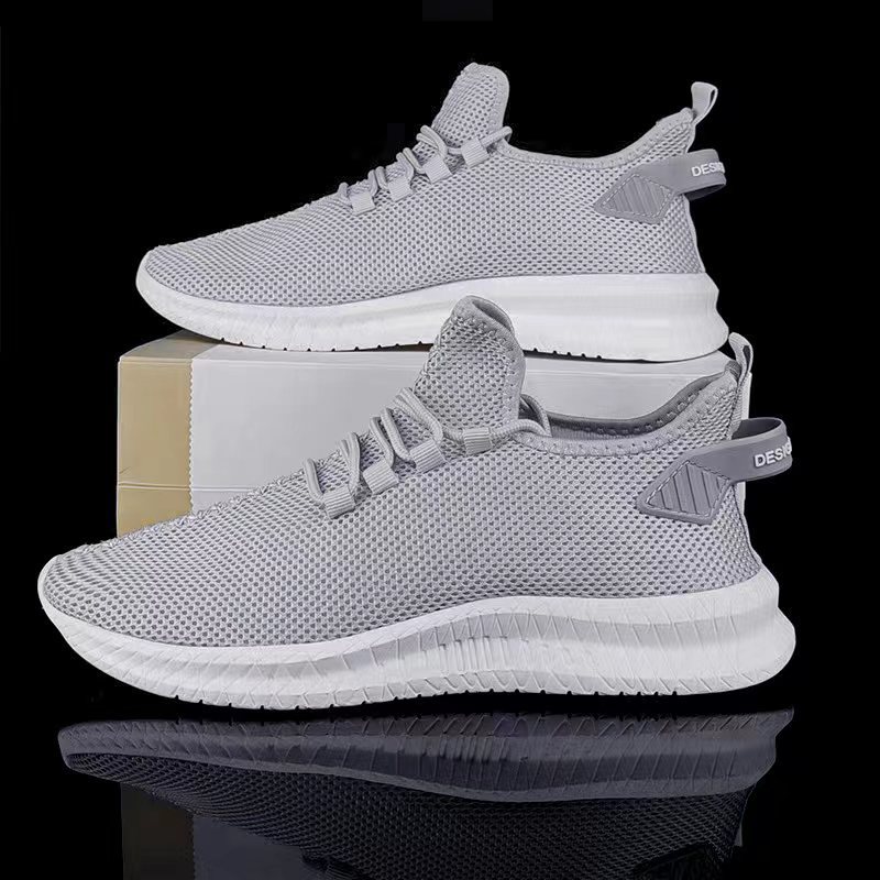 Running Shoes Ddmysports For Men Solid Color Grey Blue Green Comfortable Mens Trainers Outdoor Platform Sneakers GAI Shoes s