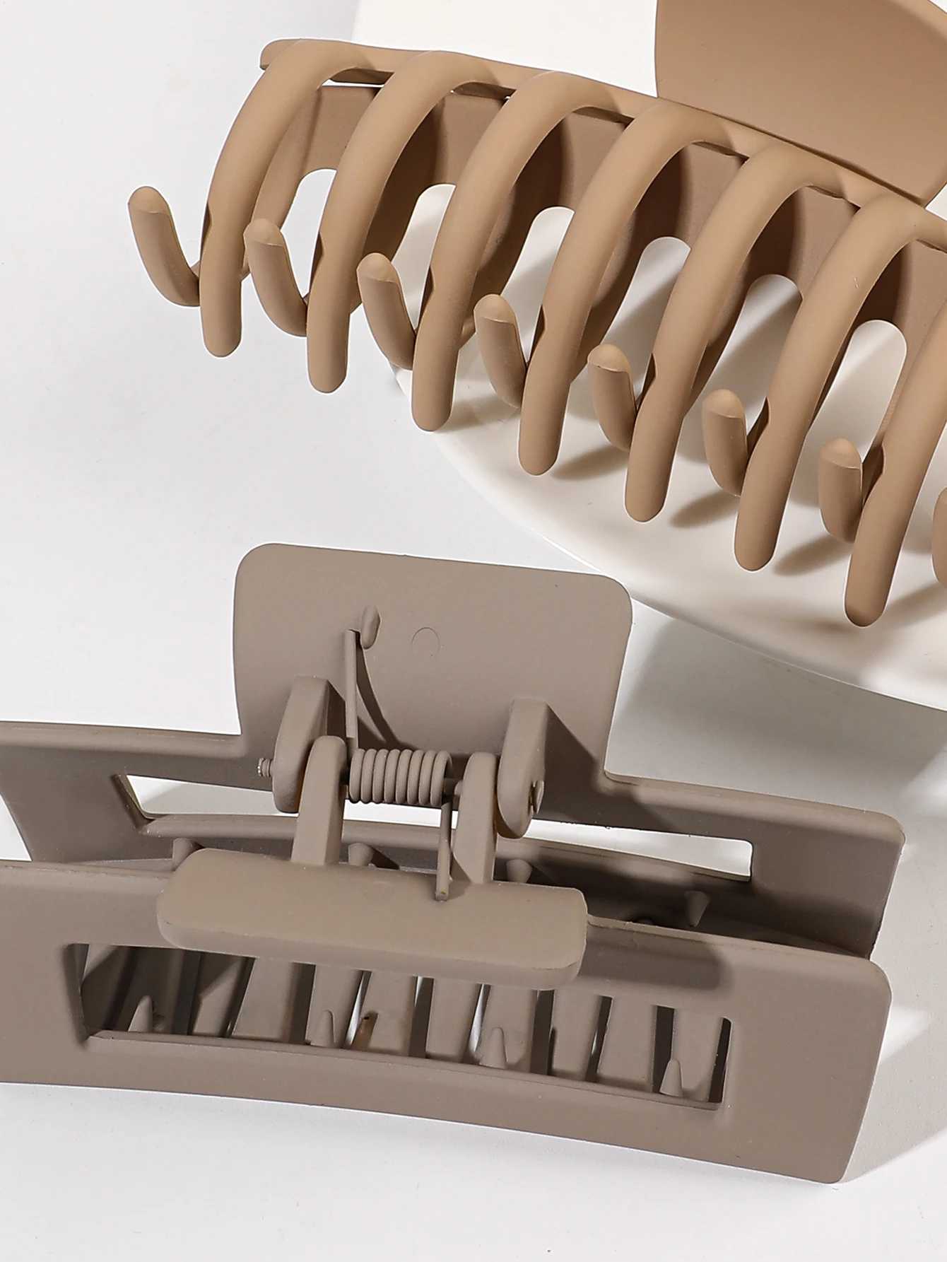 5 Pcs Mixed Colors And Shapes Big Hair Claw Clips for Women Girls Thin Thick Curly Hair Strong Hold Jaw Clips.Lo240727