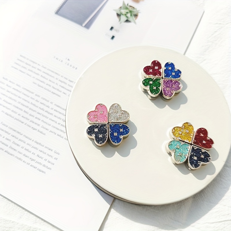 Headscarf strong magnet heart magnetic buckle scarf buckle collar clip magnetic suction buckle brooch scarf shawl fixed anti light magnetic buckle 1 p