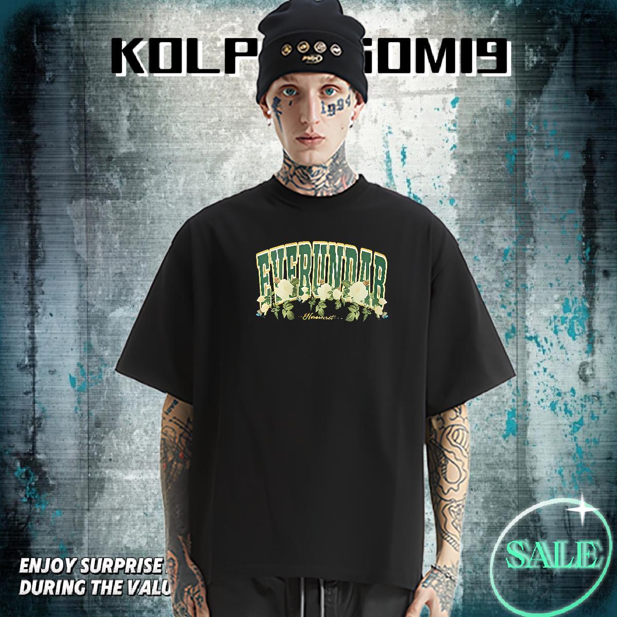 New Arrival Man T Shirts letter Clothes 100% Cotton 230g Beach High Quality Oversized Breathable Soft Men Tees