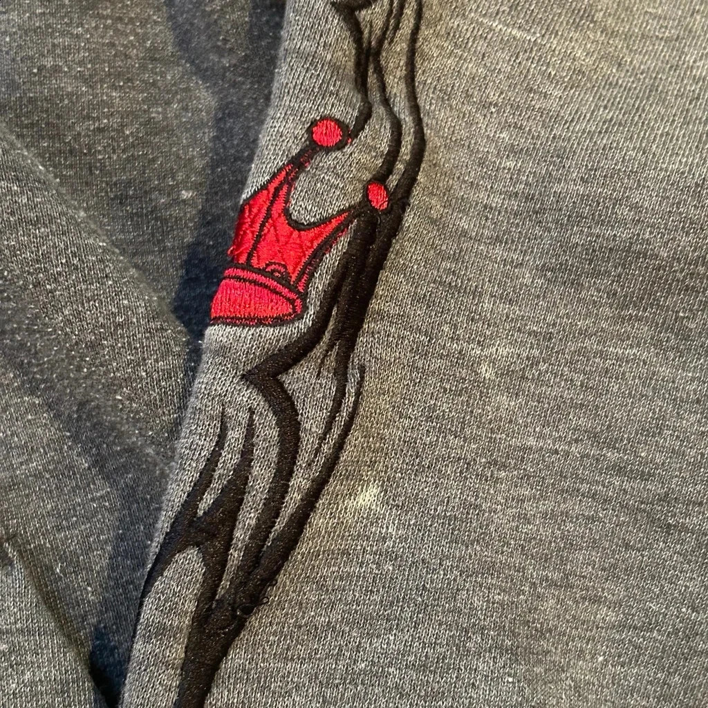 JNCO Y2K Style Zip Up Hoodies Men Embroidery Hip Hop Oversize Sweatshirt Women Casual Retro Clothes Harajuku Streetwear 240717