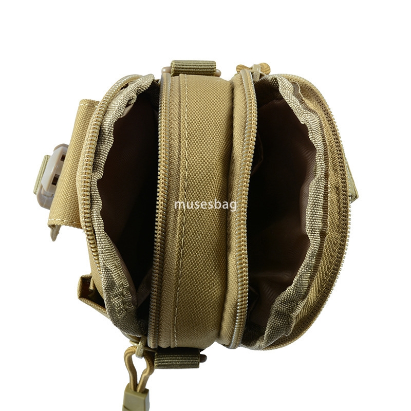 MOLLE Multi-functional Running Mountain Sports Bag Men's camo Outdoor Tactical crossbody bag Mobile phone Fanny pack