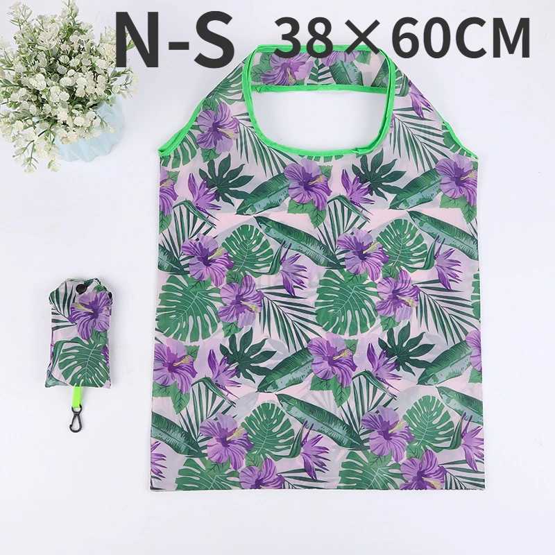 Pouch Bag Printing Fashion Foldable Tote Folding Eco-Friendly Handbags Shopping Convenient Large-capacity for Travel Grocery BagXJ240