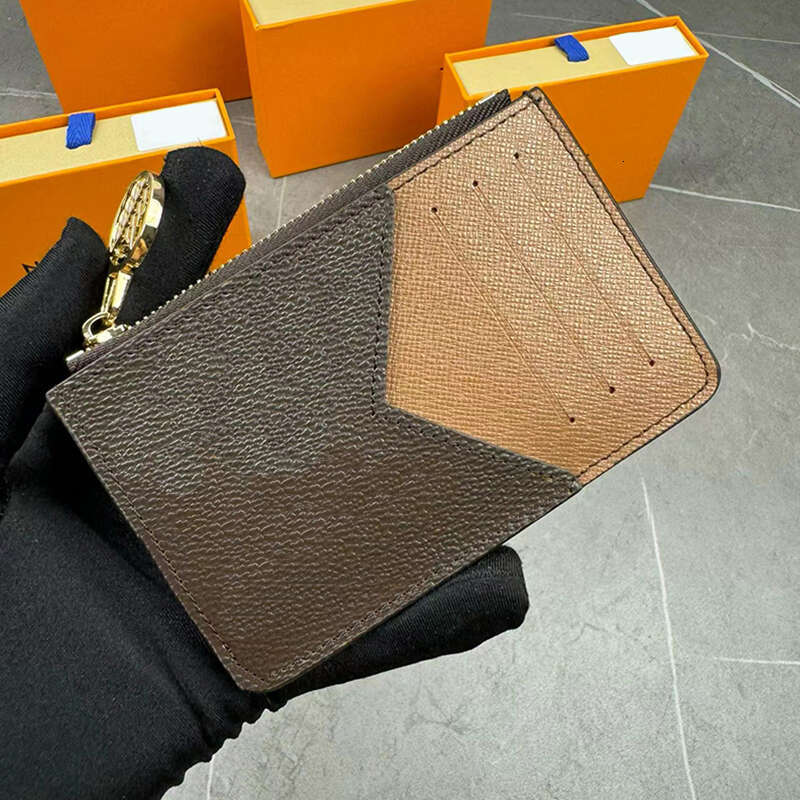 Designer Purses Card Holder Zipper Coin Pouch Key Case Leather Fashion N81912 Women Men Wallets Wholesale Price