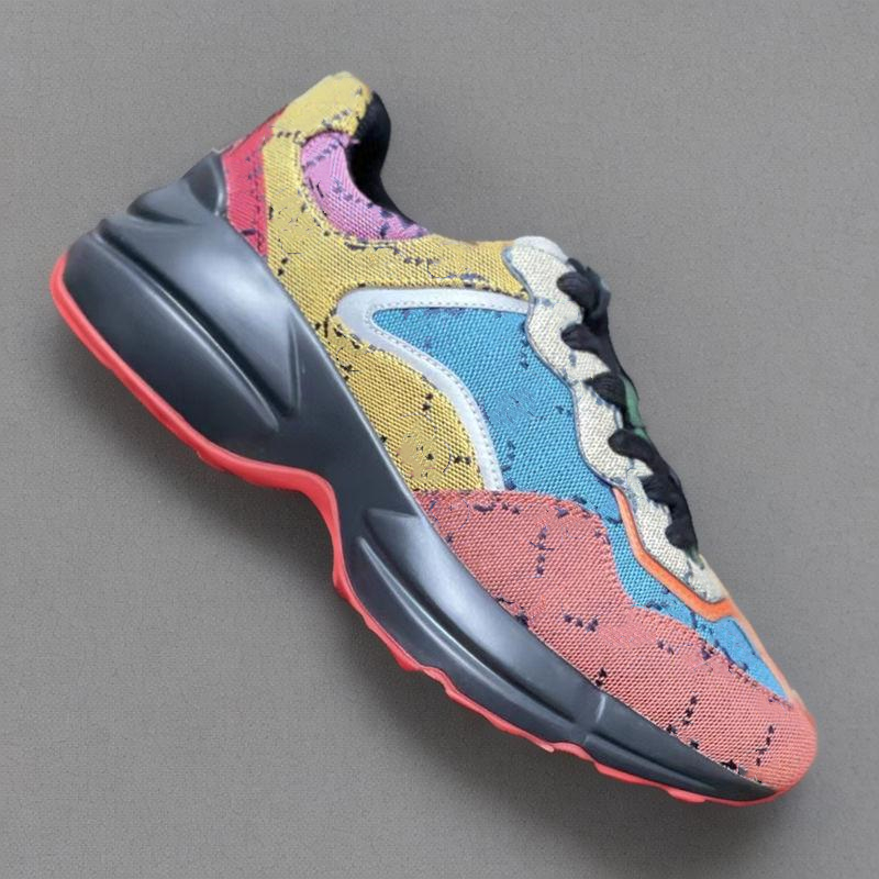 Platform Designer Shoes For Mens Womens Thick Chunky Sole Fashion Letters Sneakers Walking Work Out Sports Casual Trainers Free Shipping