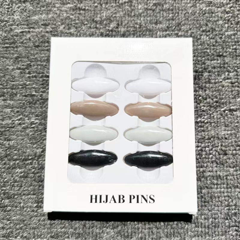 Multiple boxed pin brooches, scarves, shawls, magnetic buckles, brooch pins, decorative accessories 1 piece/8 pieces
