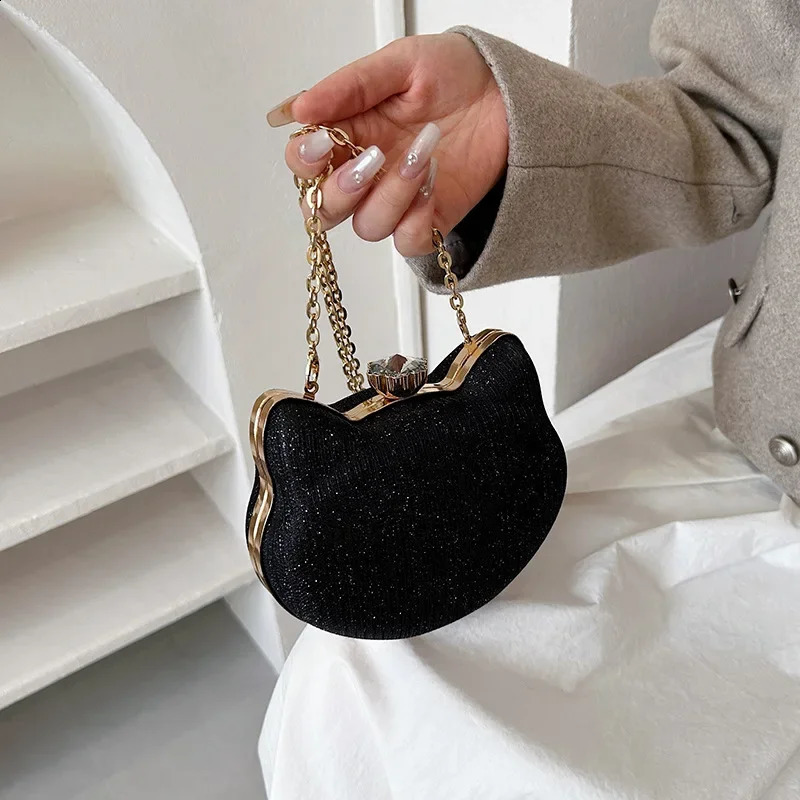 Women Evening Clutch Bags Fashion Chain Banquet Wallets Wedding Dinner Mini Lipstick Bag Packs Party Pack Gifts 240729