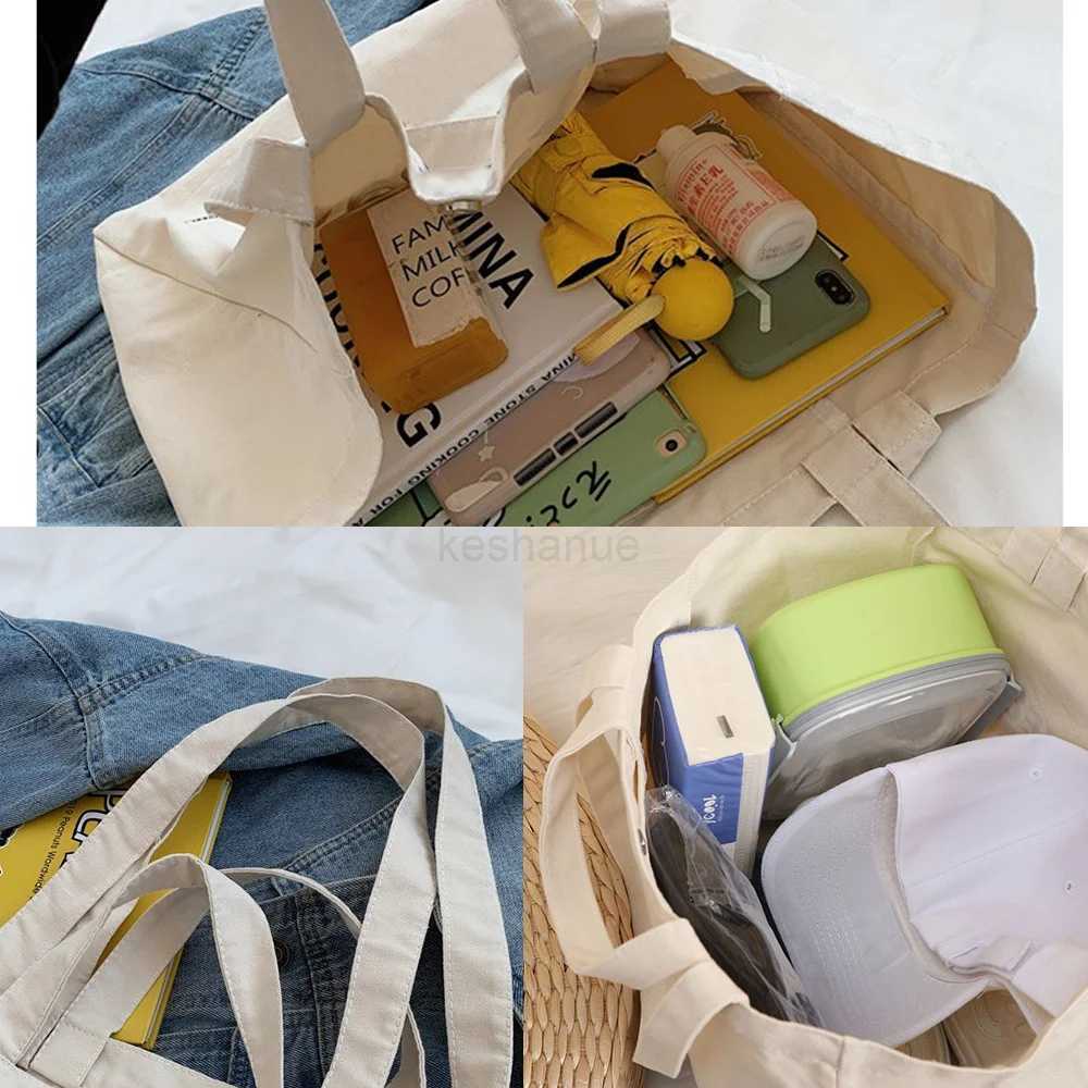Shopping Bags Organizer Fashion Canvas Tote Bag Student Shoulder Bag 90s Years Series Large Capacity Handbags Women 2022 CasualXJ240727