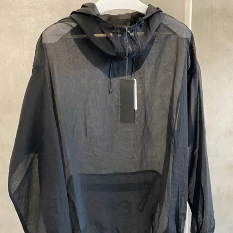 Large 6XL Summer Hip Hop Long Sleeve Hooded Jackets Sunscreen Thin Couple Loose Fit Sports Skin Coat Sun UV Protection Clothing 240717