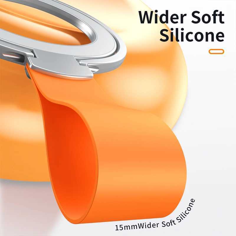 2023 New Strong Magnetic Mobile Phone Holder for Magsafe Accessories Magnet Stand with Strap Bracket for iPhone 13 14 15 SamsungM240725