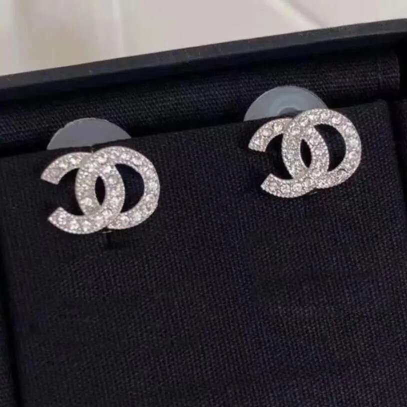 Top Quality Stud Fashion Stud Earrings Woman Designer Earring Multi Colors C Letter Jewelry Women Diamond Wedding Gifts Jew