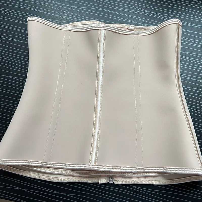 Fajas Colombianas Latex Waist Trainer Double Compression BBL Shaper Tummy Control Slimming Sheath Flat Belly 13 Steel Bones BeltL240727