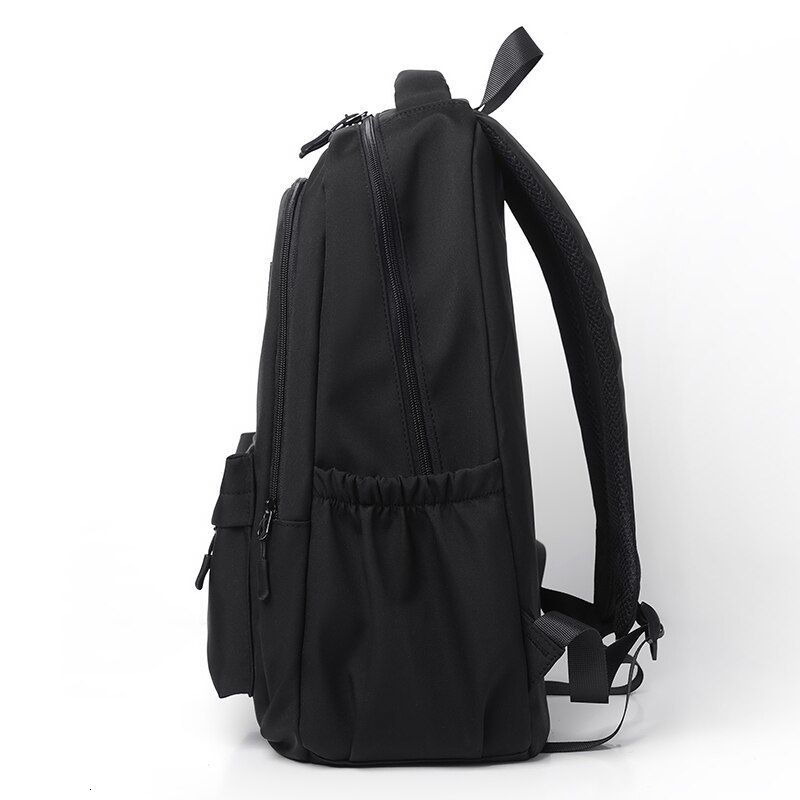 14 inch unisex school casual bag solid color outdoor sports shoulder large capacity travel laptop backpack y240726