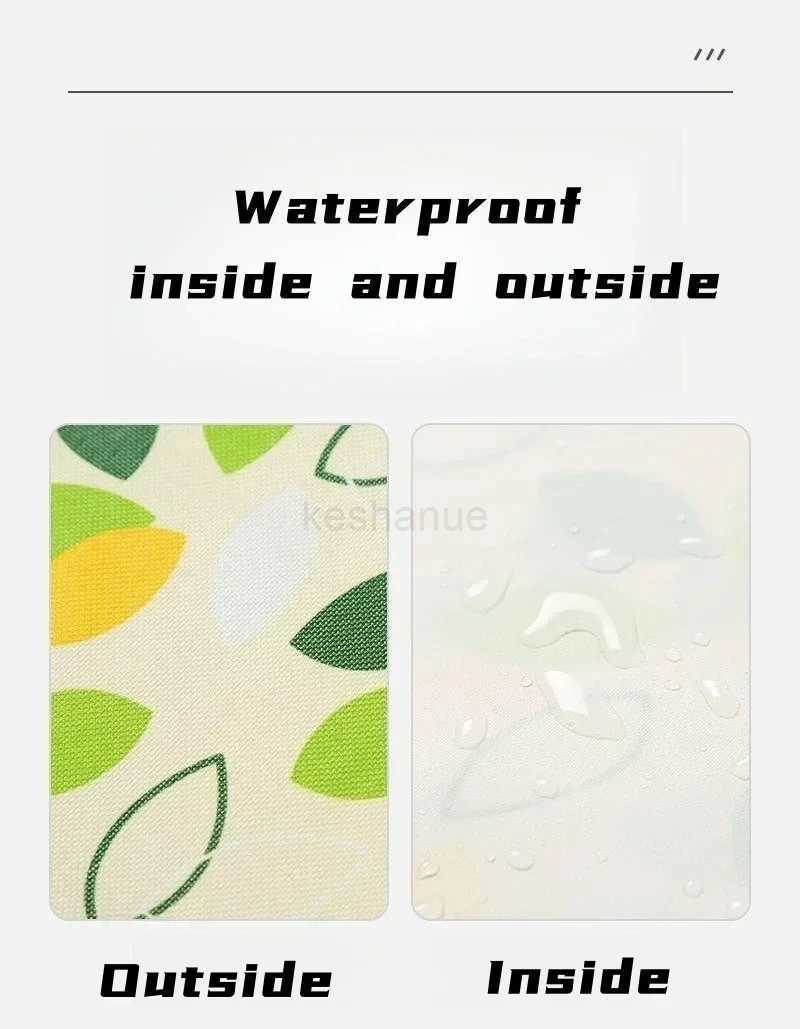 Portable Waterproof Oxford Foldable Reusable Shopping Supermarket Storage Bag Travel Beach Bag Hand-Carrying Fabric BagXJ240727