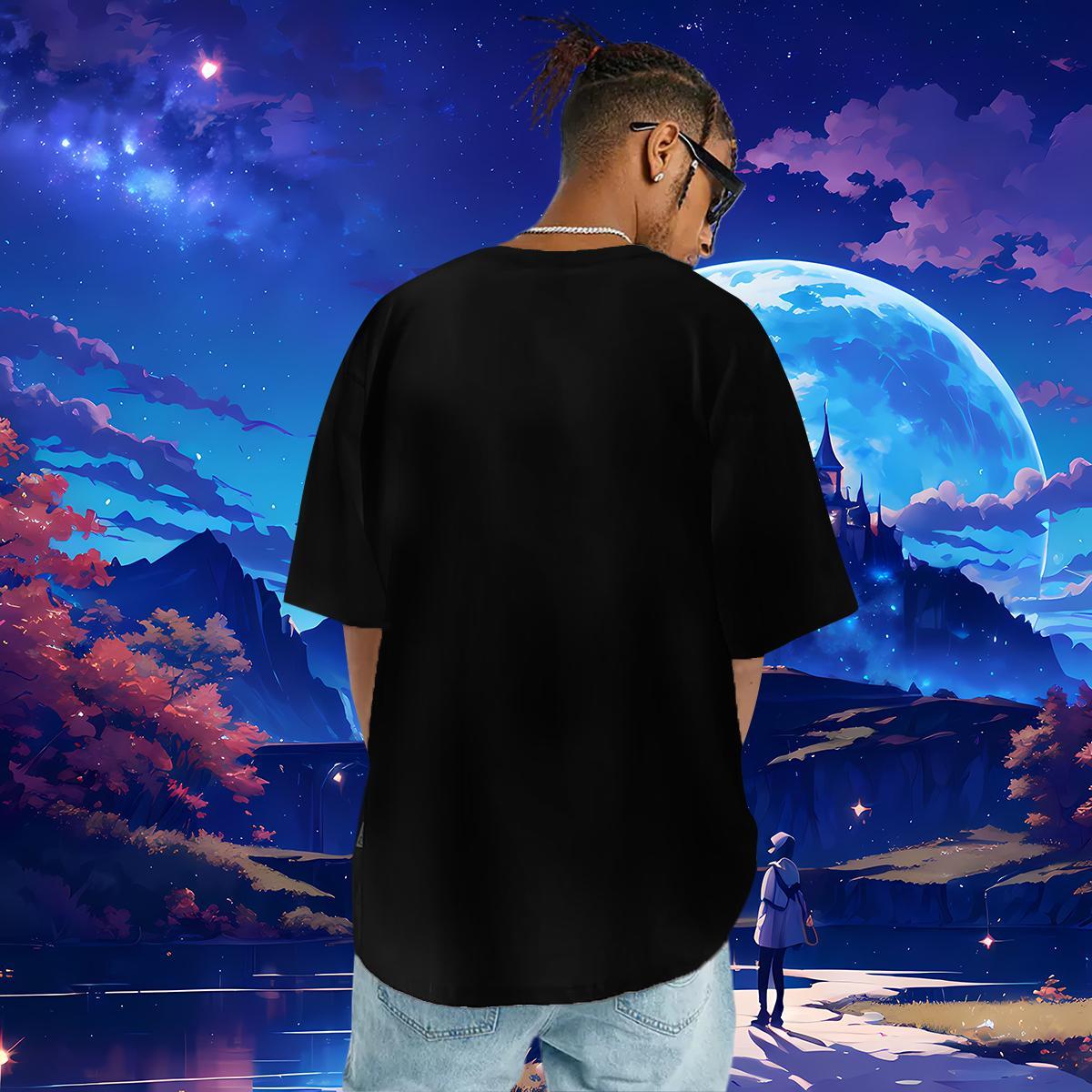 Popular Men Clothes T-Shirt letter 230g Pure Cotton Home Outdoor Breathable Soft Man T Shirts Custom Anime Wholesale Tees