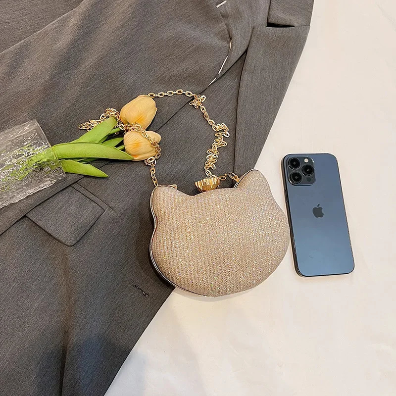 Women Evening Clutch Bags Fashion Chain Banquet Wallets Wedding Dinner Mini Lipstick Bag Packs Party Pack Gifts 240729