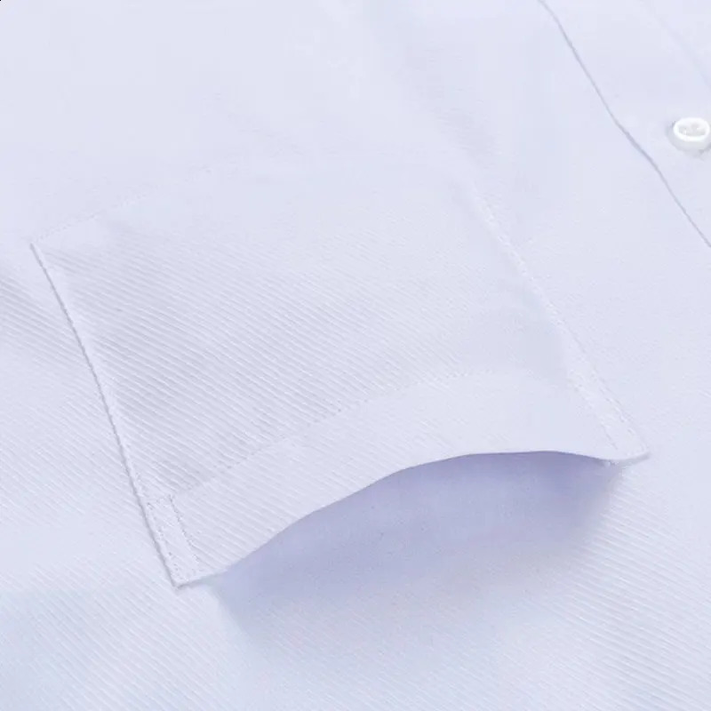 7XL 8XL Mens long-sleeved shirt Spring summer cotton plus-size business casual high-quality workwear wear fashion 240822