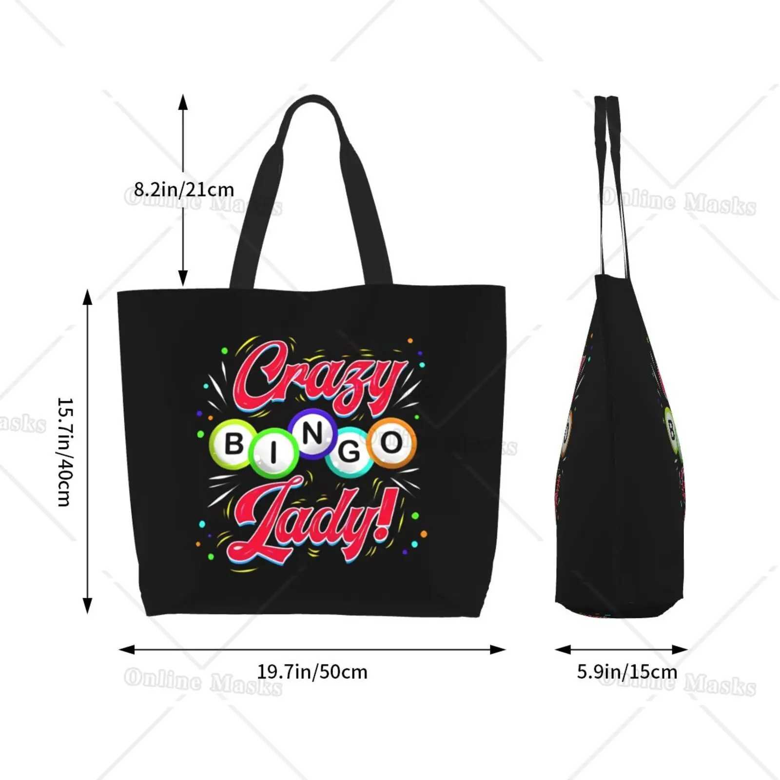 Womens Tote Shoulder Bag Bingo I Need One More Number Travel Handbag Storage Reusable Handle BagXJ240727