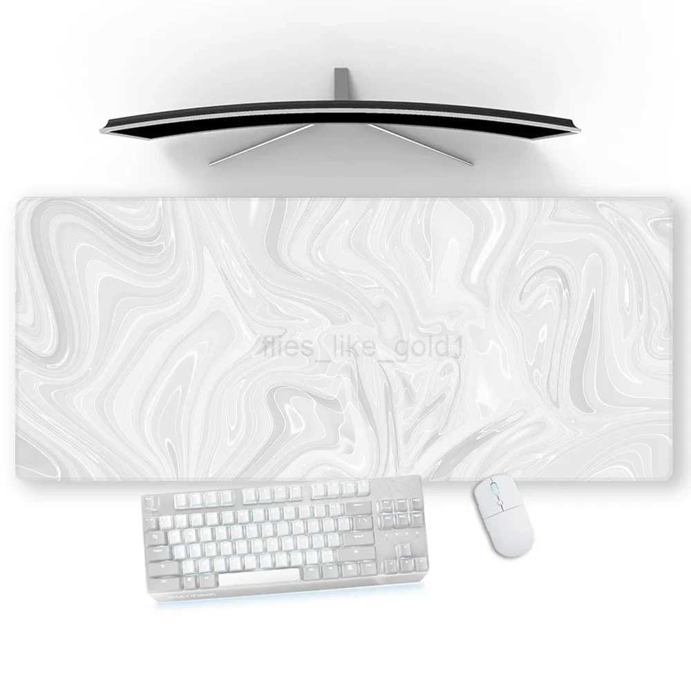 Desk Mat White Mouse Mats Xxxl Mousepad Large Office Gaming Mouse Pad 80x30 Mousepepad Accessory Pc Gamer 120x60 Rubber MatM240727
