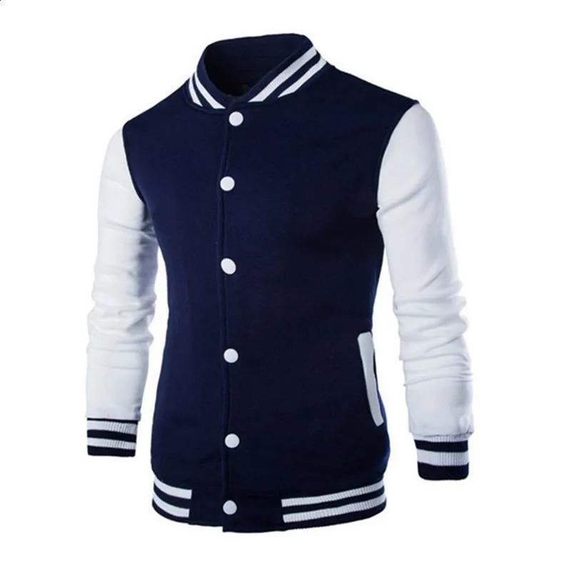 Mens baseball jacket mens fashion n wine red slim fit college team Harajuku boys sports shirt 240827