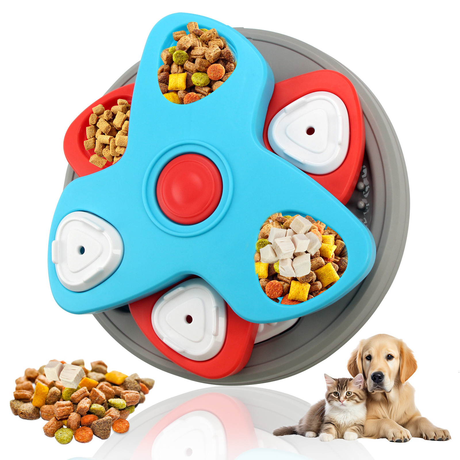 Pet supplies, dog food leakage, feeding wheel, puzzle toy, training and relaxation toy