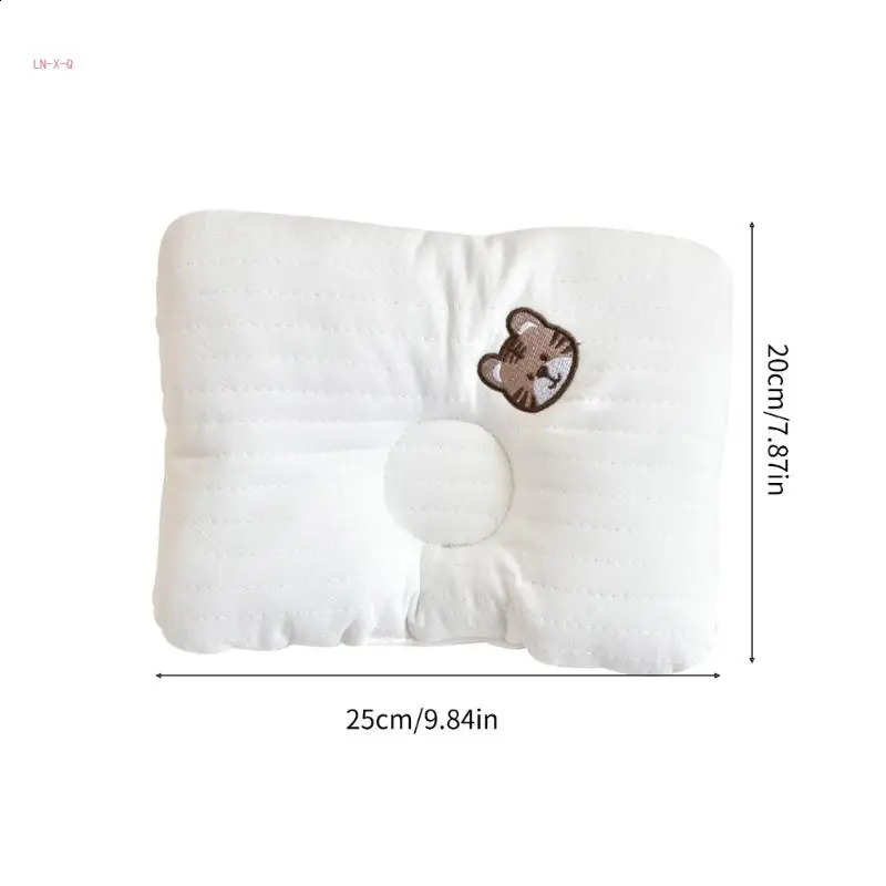 51BA Infant Pillow for borns Cotton Baby Crib Accessory Nursery Decorations 240723