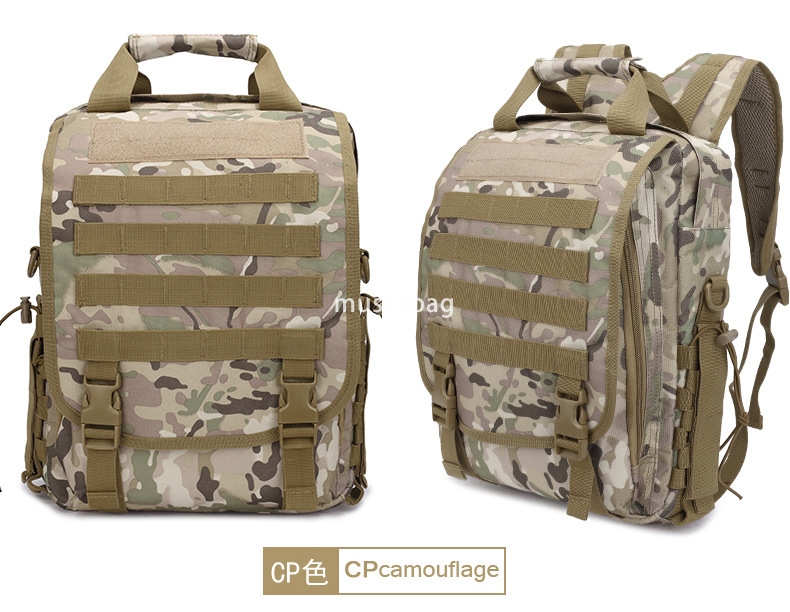 Men's single shoulder Crossbody Camo Tactical Bag Sports Outdoor Backpack Student Leisure Travel