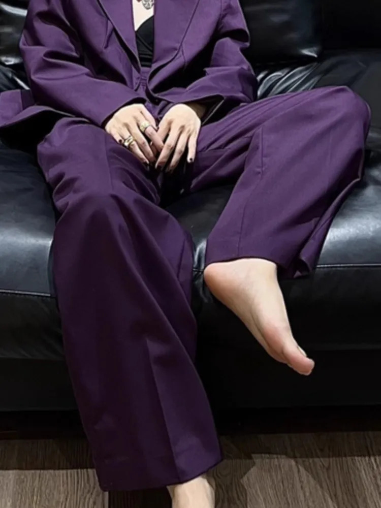 High Quality Office Ladies Pant Suit Solid Color Women Business Work Wear Blazer Jacket And Trouser Female Formal Sets Clothings 240716