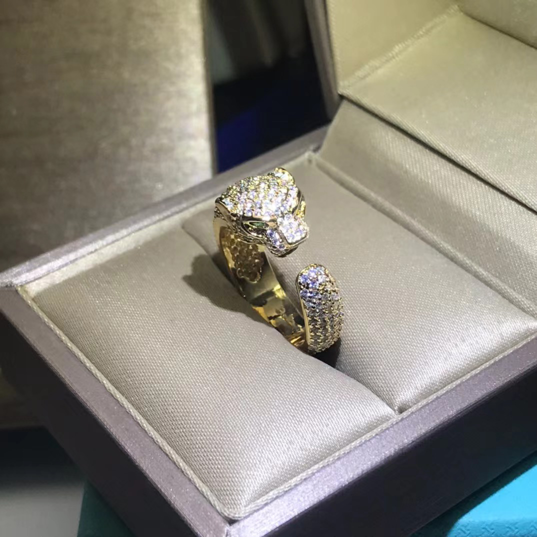 rings designer ring stainless steel do not fade designer jewelry Panther head Fashion Classic ring rings designer for women luxury custom made rings