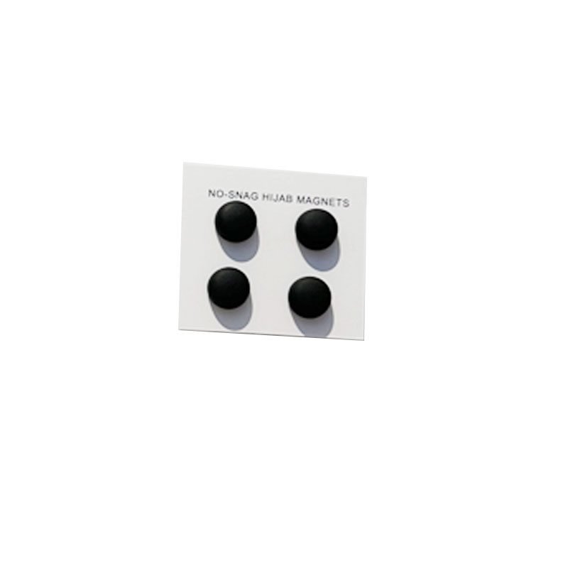 Colorful circular magnetic button scarf collar clip magnetic suction button brooch scarf shawl 1 piece/4 pairs