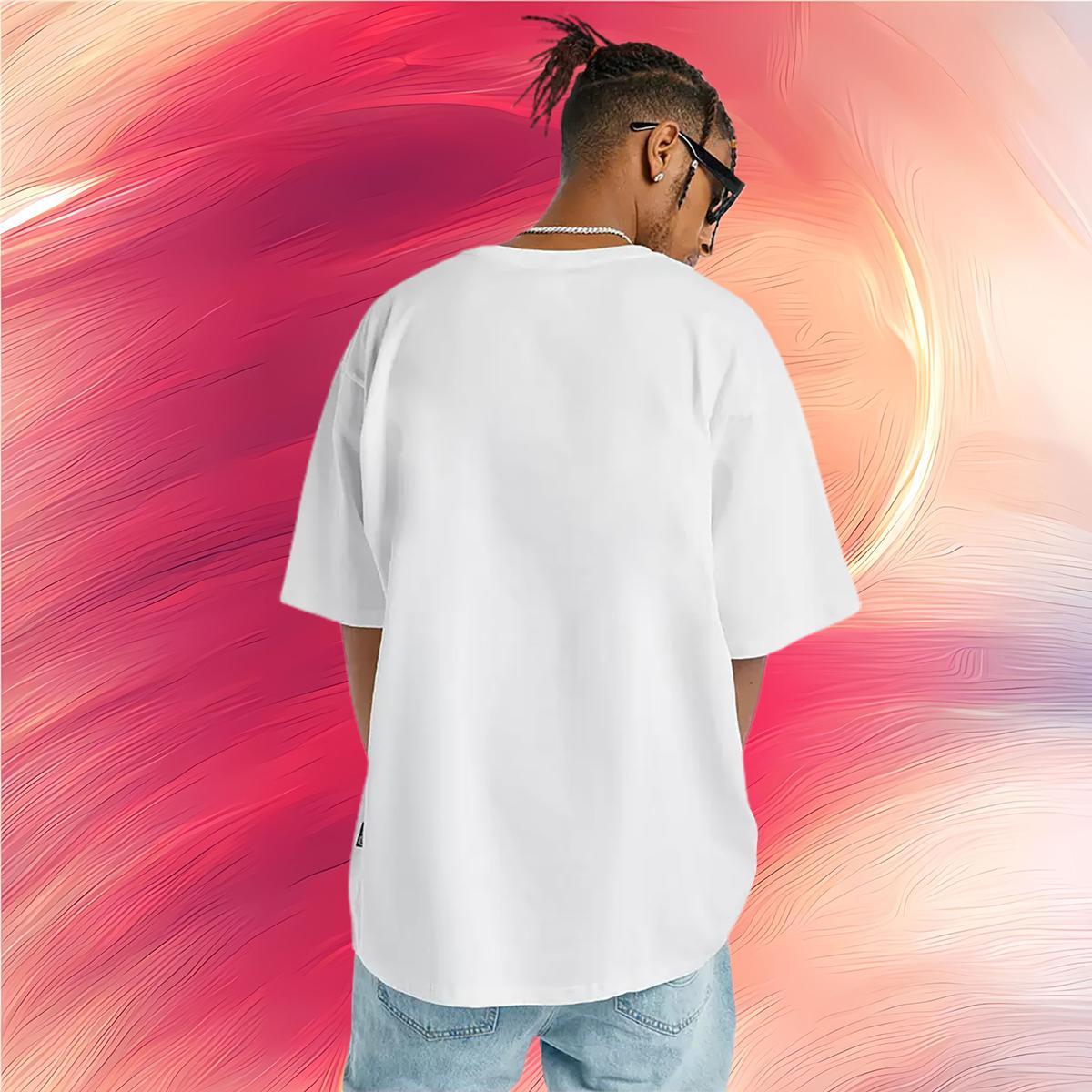 Popular Couples T Shirts ET 230g Cotton Hip Hop Breathable Crew Neck T Shirts Men Skull 2024 Summer Clothes