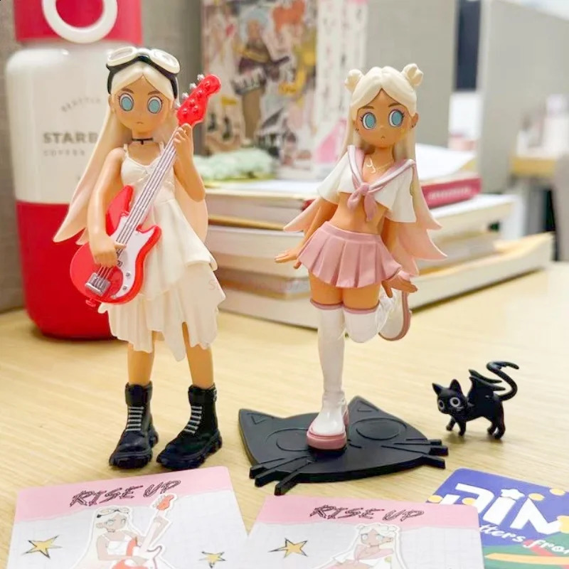 Peach Riot Blind Box Resie Up Series Poppy Gigi Frankie Anime Figure Decoration Collectible Kawaii Model Figurine Toy 240723 - view 6