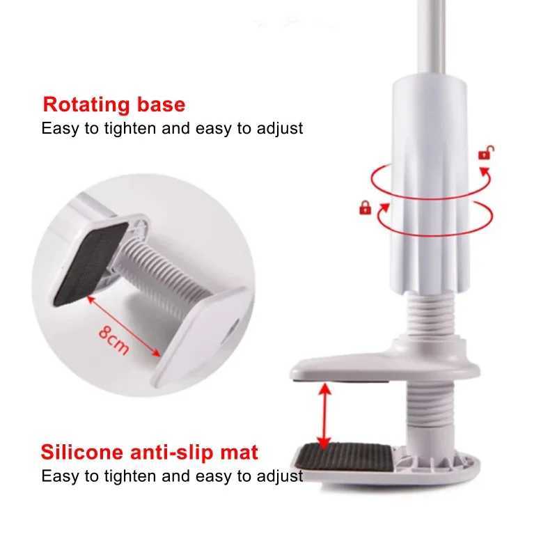 Adjustable Mobile Phone Holder Portable Flexible Lazy Bed Holder for Cell Phone Universal Desktop Stand Desk Mount Phone BracketM240725