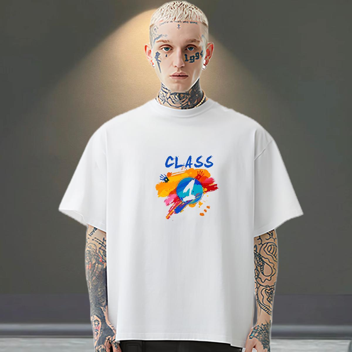 DIY Customized Man T Shirts letter Polos 230g 100% Cotton Outdoor Brand White Plus Size Breathable Soft Couples T Shirts