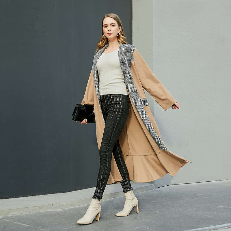 New Product Retro Sleeveless Winter Style Winter Payment Long Solid New Pattern Ventilation Business Affairs Autumn Dress Women Loose Self-cultivation