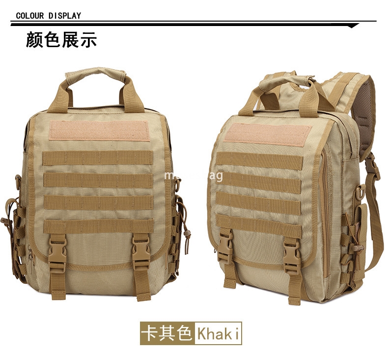 Men's single shoulder Crossbody Camo Tactical Bag Sports Outdoor Backpack Student Leisure Travel