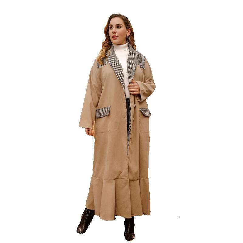 Defined Jacket Raincoat New Product Winter Style Long Gentle Wind Leisure Time Ventilation New Pattern Autumn Dress Women Self-cultivation Short Tempe